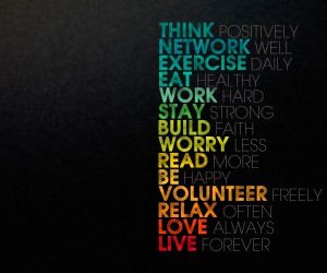 Think Positively Wallpaper